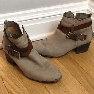Coach Suede Booties 8.5